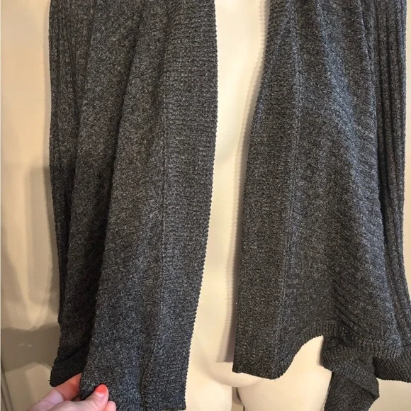Athleta xs Gray Open-Front Sweater - Picture 2 of 6